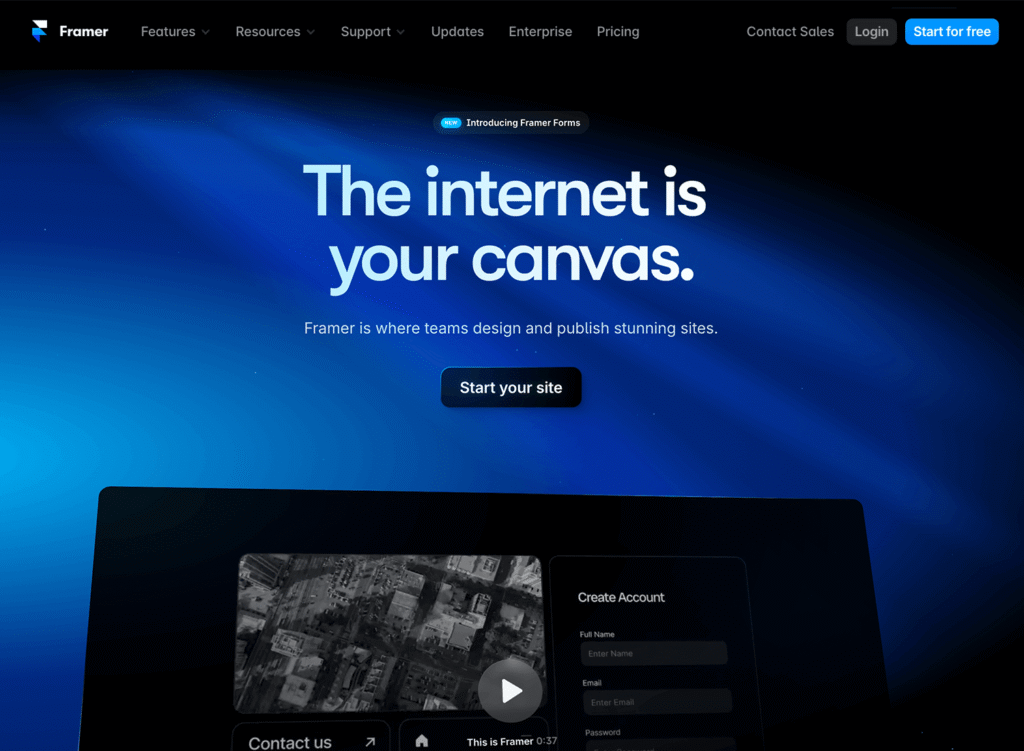 video hero image example